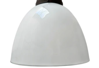 Art Nouveau Pendant Lamp with Ultra Rare Milk Glass Shade, 1900s